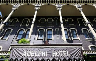 Adelphi Hotel- Credit AP Photo Mike Groll